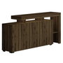 Hanah Home Beliz - Consola de Nogal Antiguo con Luces LED